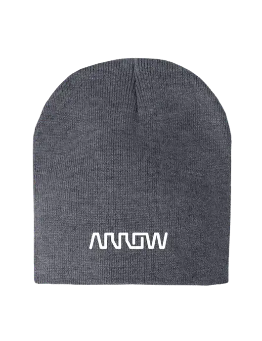 Dark Grey Heather Element Knit Beanie w/Arrow Electronics Logo