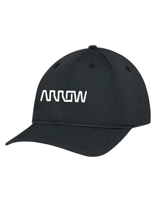 Black Nylon Twill Performance Cap w/Arrow Electronics Logo