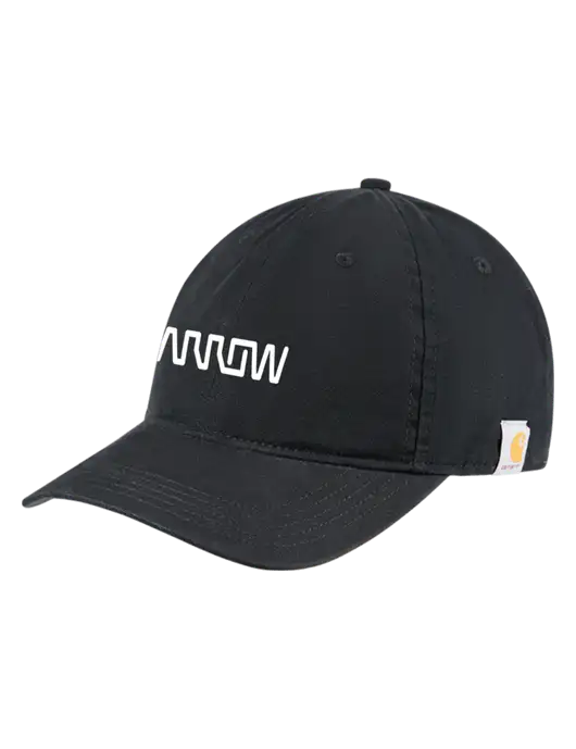 Carhartt Black Cotton Canvas Cap w/Arrow Electronics Logo