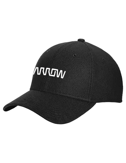 New Era Diamond Era Black Stretch Cap w/Arrow Electronics Logo