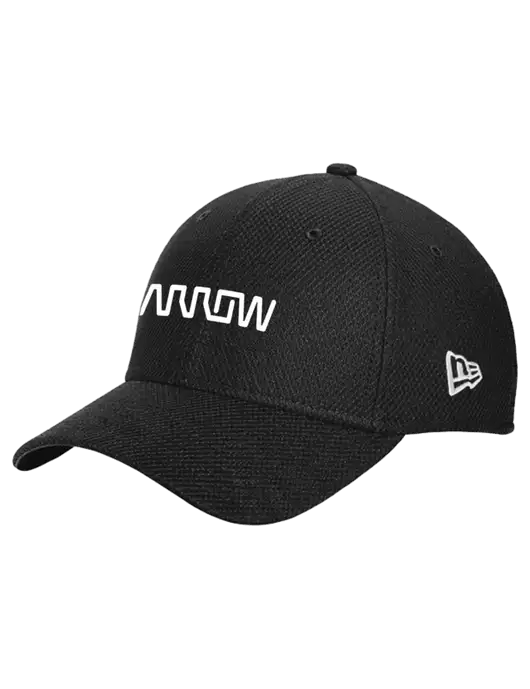 New Era Diamond Era Black Stretch Cap w/Arrow Electronics Logo