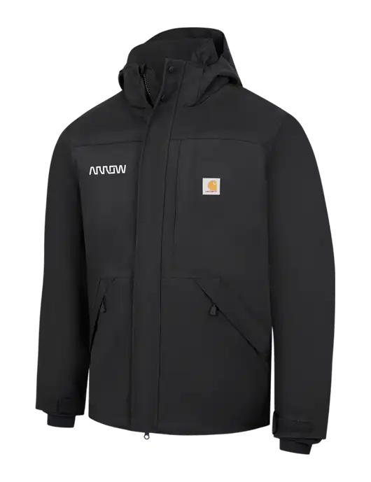 Carhartt Black Storm Defender Shoreline Jacket w/Arrow Electronics Logo