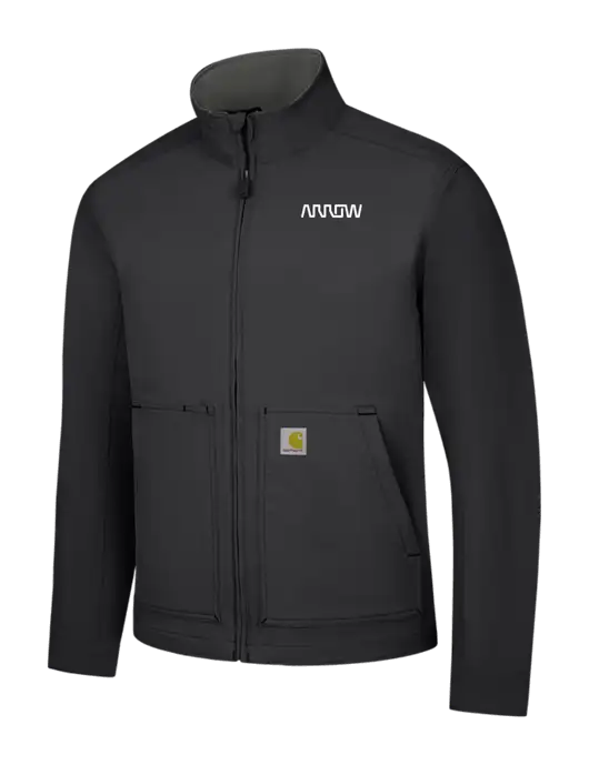 Carhartt Black Super Dux Soft Shell Jacket w/Arrow Electronics Logo