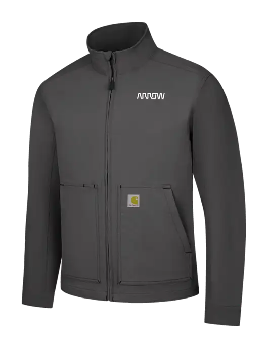 Carhartt Dark Grey Super Dux Soft Shell Jacket w/Arrow Electronics Logo