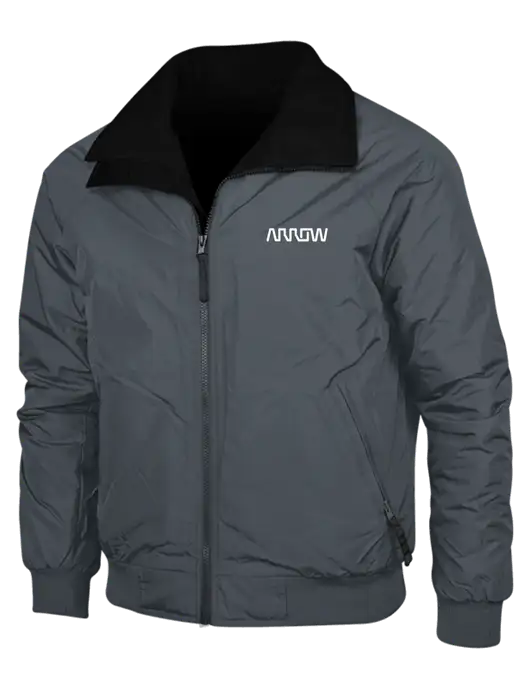 Dark Grey/Black Classic Challenger Jacket w/Arrow Electronics Logo