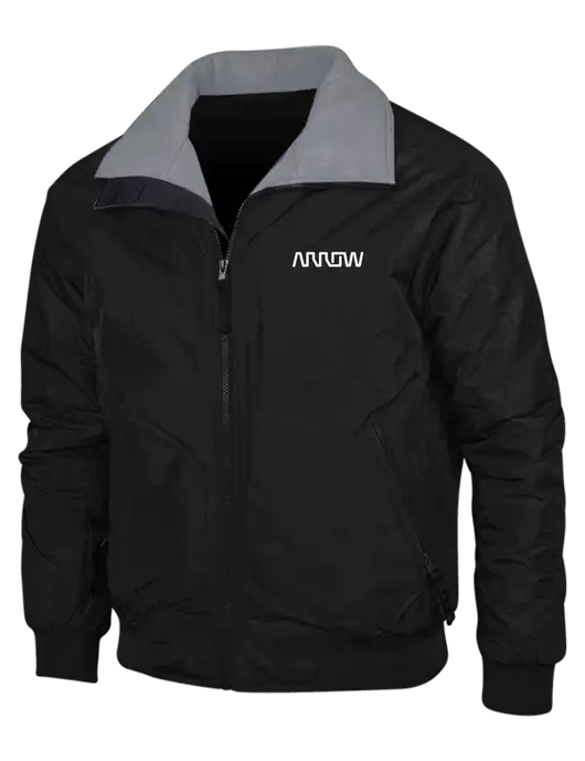 Black/Grey Classic Challenger Jacket w/Arrow Electronics Logo