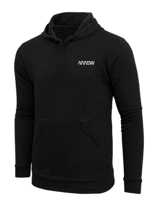 Adidas Black Fleece Hooded Sweatshirt w/Arrow Electronics Logo