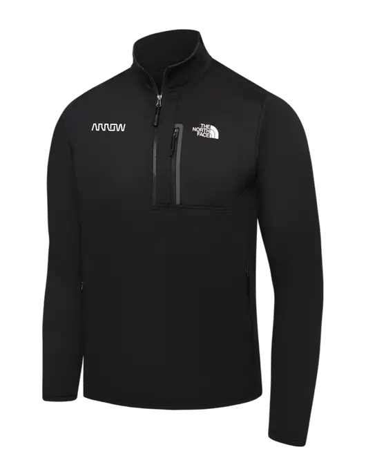 The North Face Black Skyline 1/2-Zip Fleece w/Arrow Electronics Logo