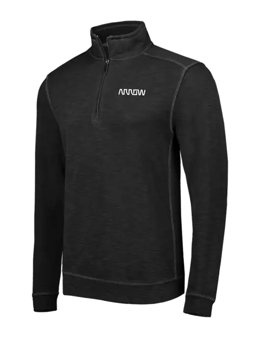 Tommy Bahama Black Tobago Bay 1/2 Zip w/Arrow Electronics Logo