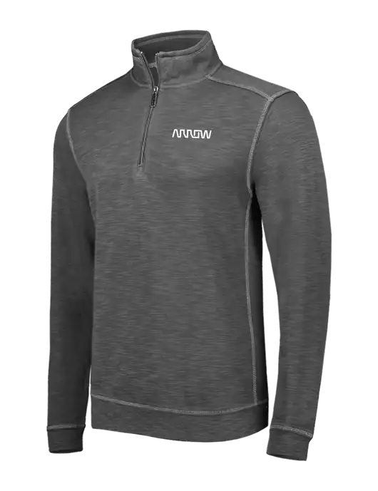 Tommy Bahama Dark Grey Tobago Bay 1/2 Zip w/Arrow Electronics Logo