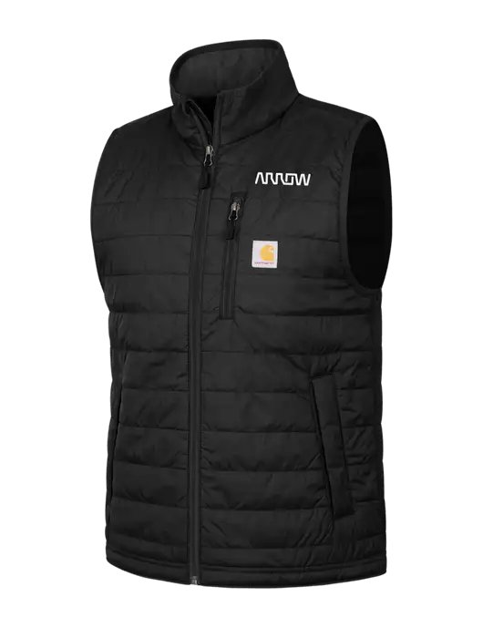 Carhartt Black Gilliam Vest w/Arrow Electronics Logo