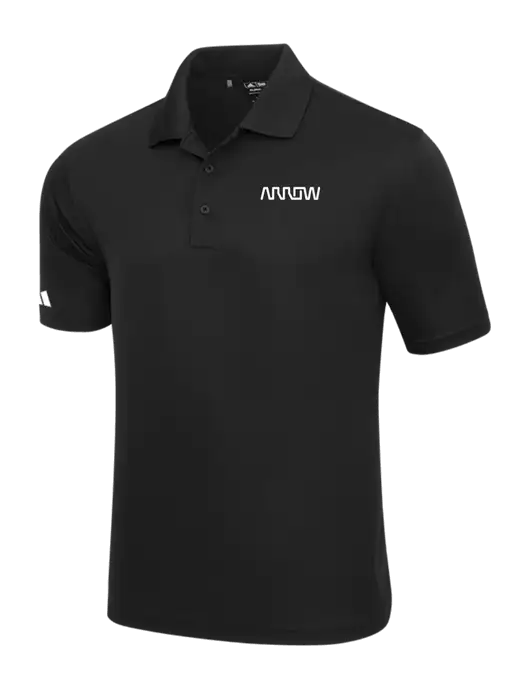 Adidas Black Basic Sport Polo w/Arrow Electronics Logo