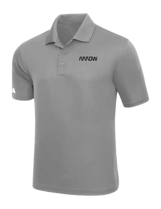 Adidas Light Grey Basic Sport Polo w/Arrow Electronics Logo