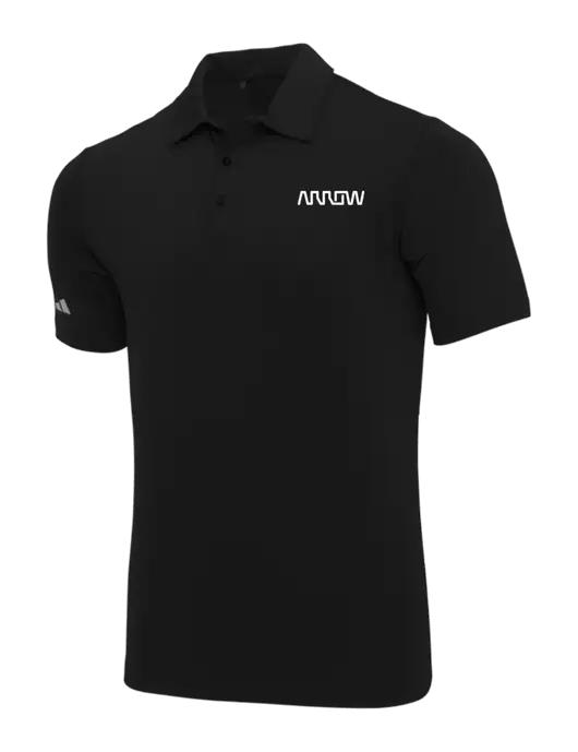 Adidas Black Ultimate Solid Polo w/Arrow Electronics Logo