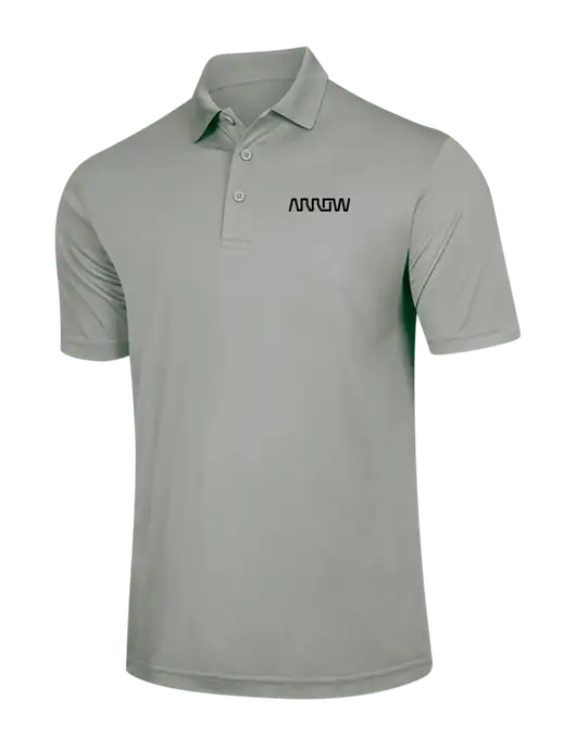 Silver PosiCharge Competitor Polo w/Arrow Electronics Logo