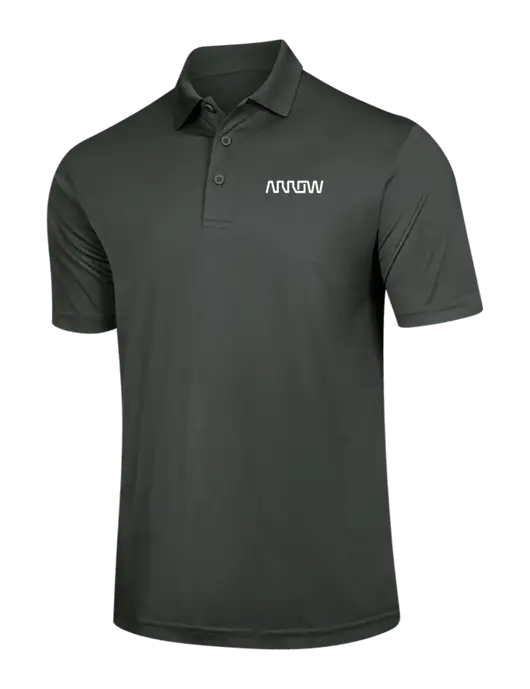 Dark Grey PosiCharge Competitor Polo w/Arrow Electronics Logo