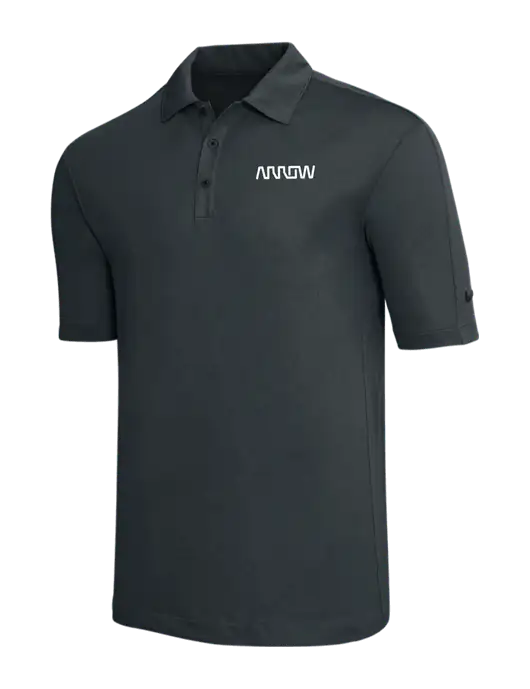Nike Dark Grey Tech Sport Dri-FIT Polo w/Arrow Electronics Logo