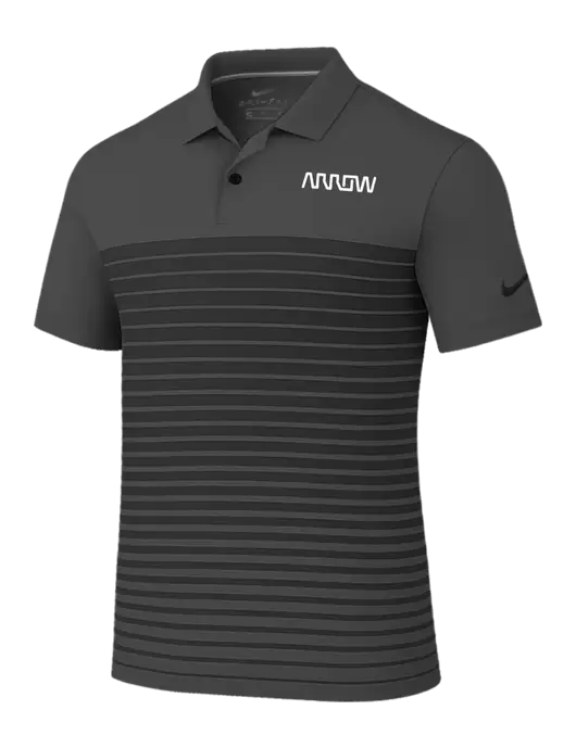 Nike Dark Grey Dri-FIT Vapor Block Polo w/Arrow Electronics Logo