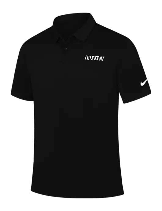 Nike Black Dry Essential Solid Polo w/Arrow Electronics Logo