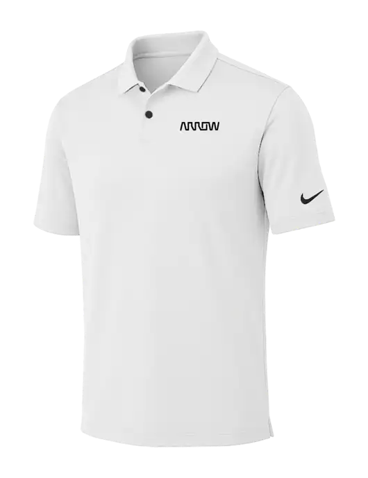 Nike White Dri-FIT Vapor Polo w/Arrow Electronics Logo