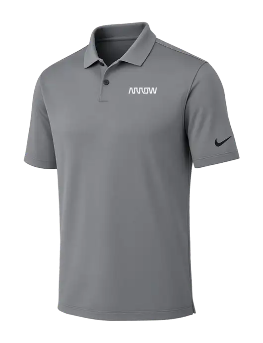 Nike Medium Grey Dri-FIT Vapor Polo w/Arrow Electronics Logo