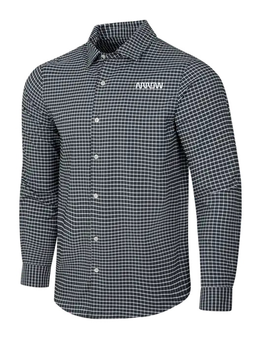 Dark Grey/White City Stretch Shirt w/Arrow Electronics Logo
