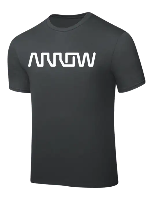 Dark Grey PosiCharge Competitor Tee w/Arrow Electronics Logo