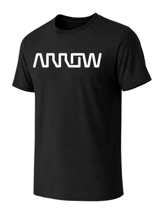 BELLA+CANVAS Black CVC Short Sleeve Tee w/Arrow Electronics Logo