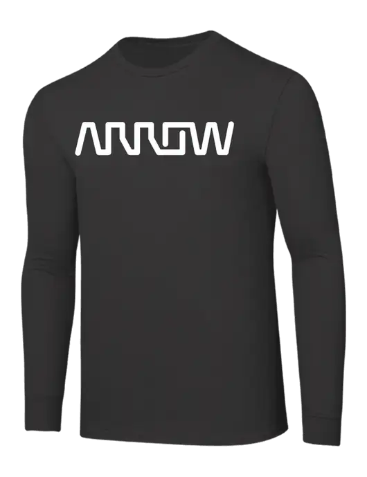 Core Blend Charcoal Grey Long Sleeve Tee w/Arrow Electronics Logo