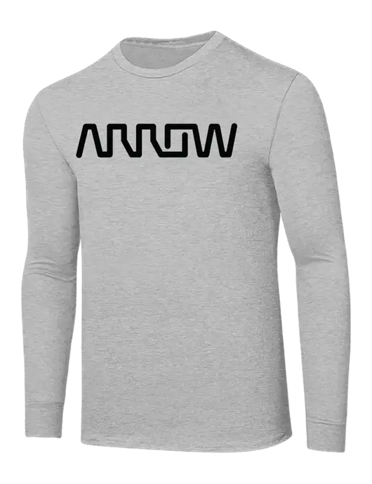 Core Blend Light Grey Heather Long Sleeve Tee w/Arrow Electronics Logo