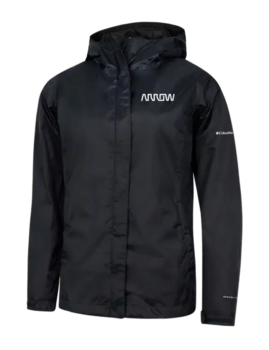 Columbia Black Womens Arcadia II Jacket w/Arrow Electronics Logo