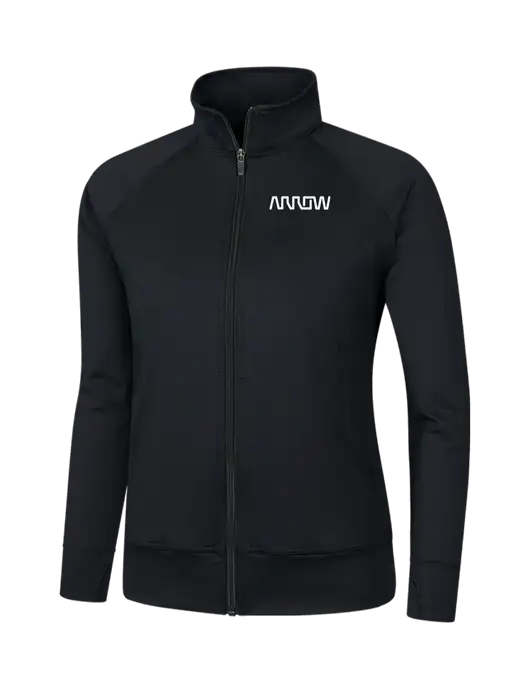 Womens Black NRG Fitness Jacket w/Arrow Electronics Logo
