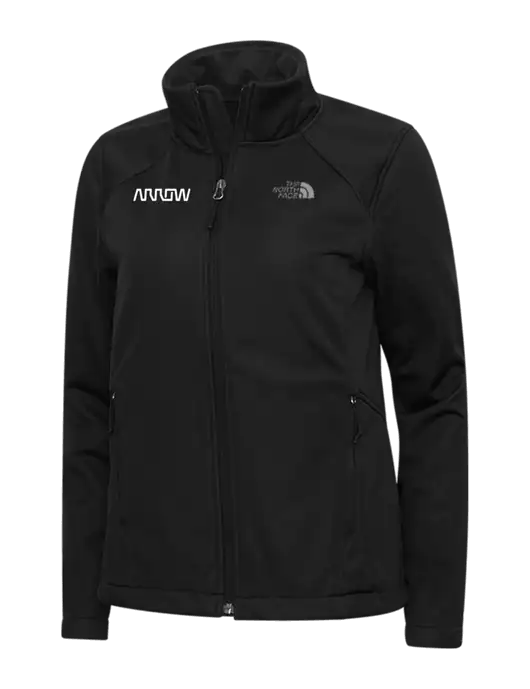 North Face Womens Black Ridgewall Soft Shell Jacket w/Arrow Electronics Logo
