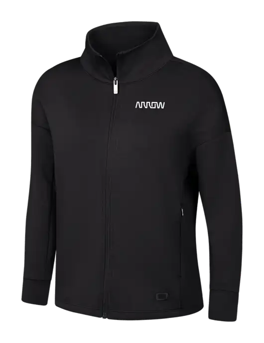 OGIO Womens Black Transcend Full-Zip w/Arrow Electronics Logo