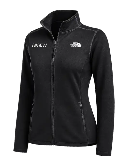 The North Face Womens Black Skyline Full-Zip Fleece Jacket w/Arrow Electronics Logo