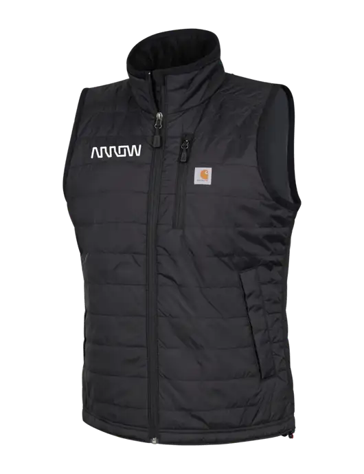 Carhartt Womens Black Gilliam Vest w/Arrow Electronics Logo