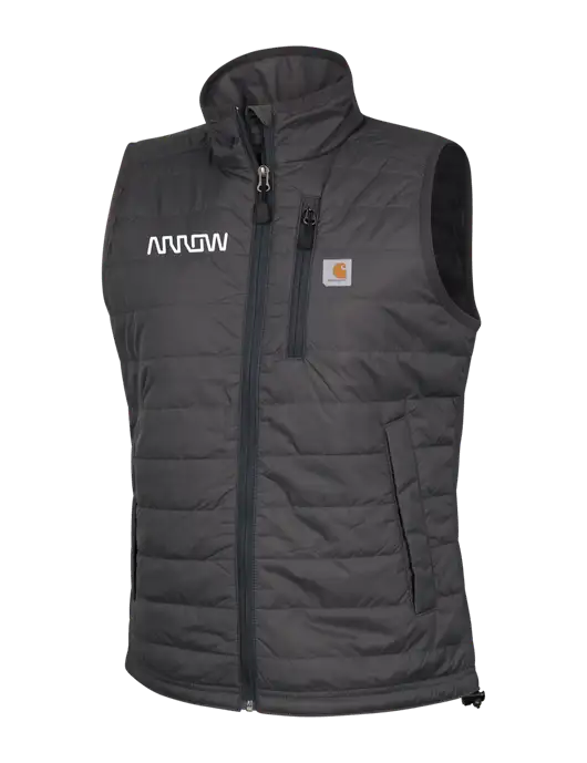 Carhartt Womens Dark Grey Gilliam Vest w/Arrow Electronics Logo
