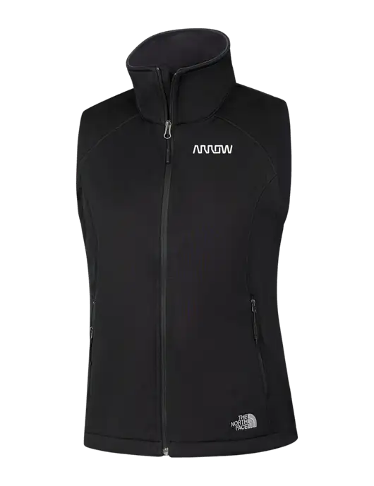 The North Face Womens Black Ridgewall Soft Shell Vest  w/Arrow Electronics Logo