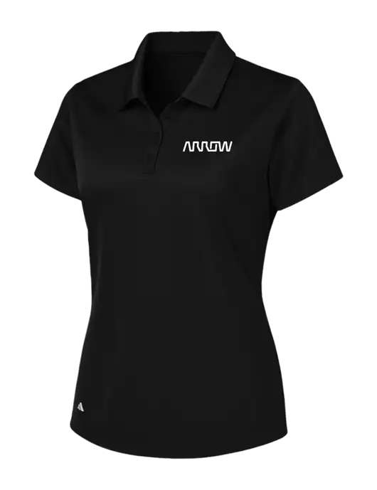 Adidas Black Womens Basic Sport Polo w/Arrow Electronics Logo