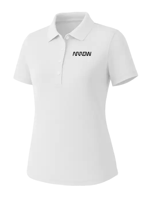 Callaway Womens Core Bright White Performance Polo w/Arrow Electronics Logo