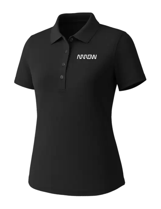 Callaway Womens Core Black Performance Polo w/Arrow Electronics Logo