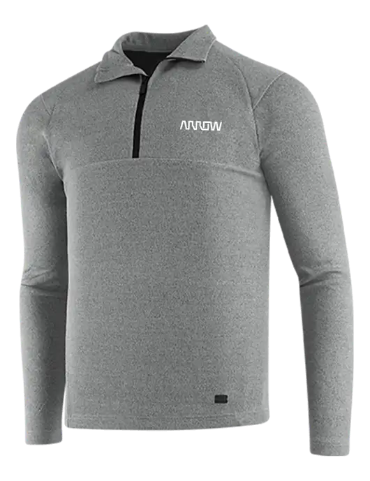 OGIO Petrol Grey Heather Transition 1/4 Zip Pullover w/Arrow Electronics Logo