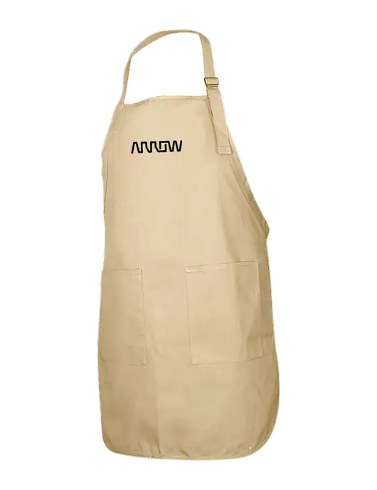 Full-Length Stone Apron With Pockets w/Arrow Electronics Logo