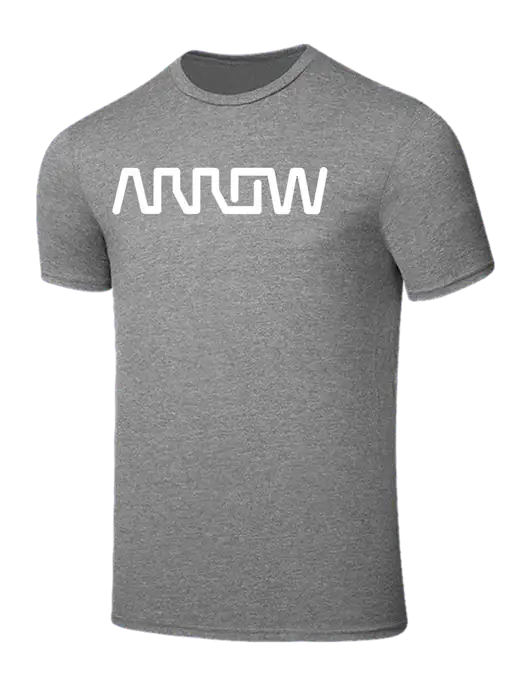 Seriously Soft Grey Frost T-Shirt w/Arrow Electronics Logo