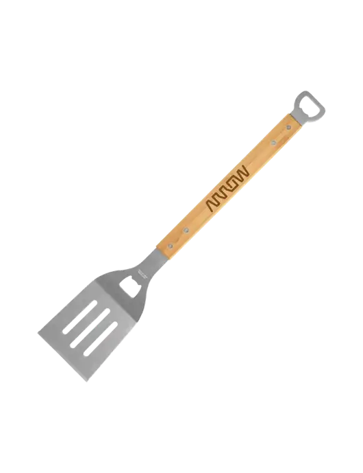 Bamboo BBQ Spatula w/Arrow Electronics Logo