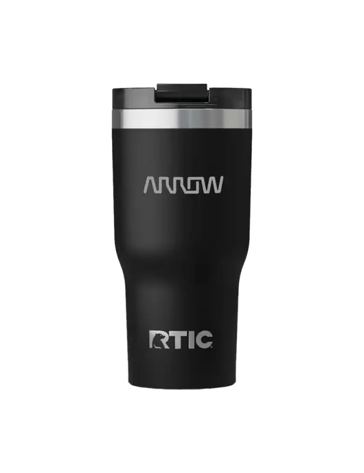 RTIC Essential 20 oz Black Tumbler w/Arrow Electronics Logo