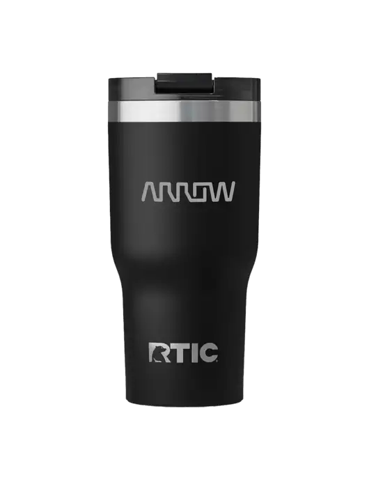 RTIC Essential 30 oz Black Tumbler w/Arrow Electronics Logo
