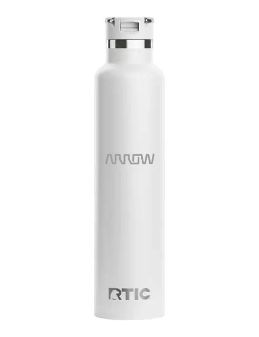 RTIC Journey 26 oz White Bottle w/Arrow Electronics Logo