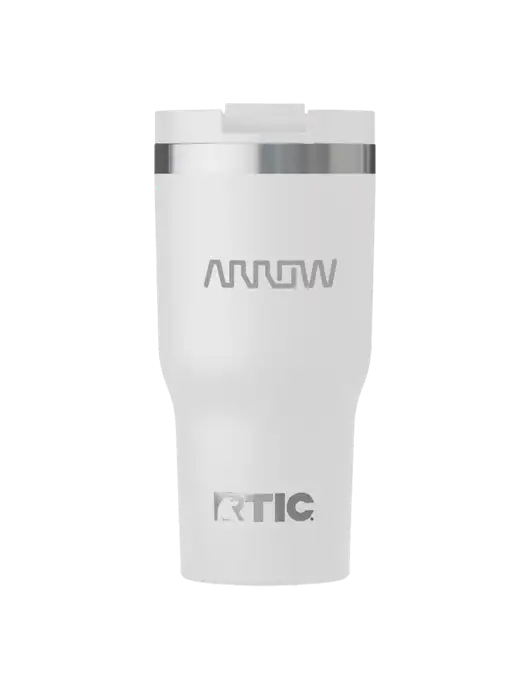RTIC Essential 30 oz White Tumbler w/Arrow Electronics Logo