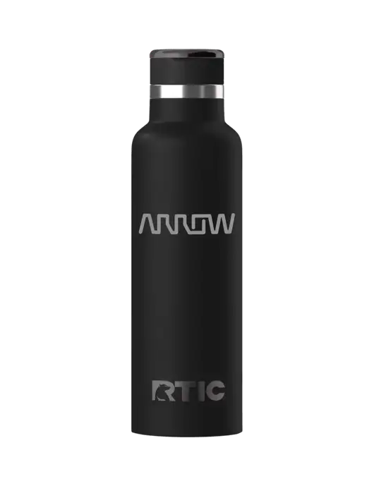 RTIC Journey 20 oz Black Bottle w/Arrow Electronics Logo